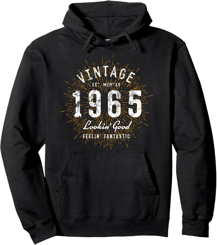Geburtstag Vintage geboren 1965 Pullover Hoodie
