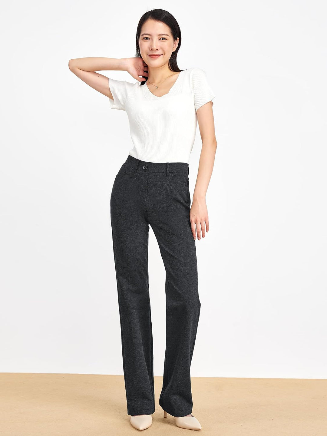 Tapata Damen 71cm/76cm/81cm/86cm Bootcut Stretch-Hose mit 4 Taschen, Tall/Lang/Regulär/Petite Für Bü