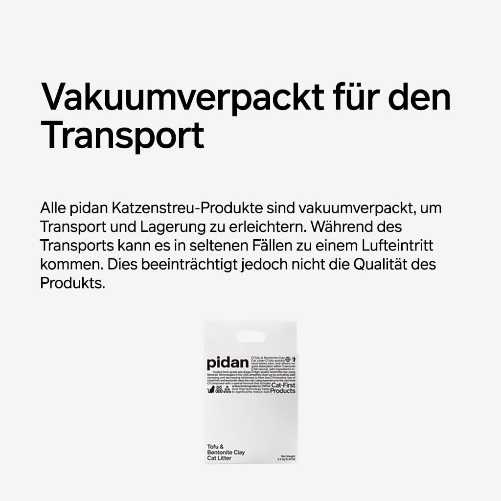 pidan Tofu Katzenstreu mit Bentonit 4,8 kg (2 Beutel) 4,8 kg (2er-Pack), 4,8 kg (2er-Pack)