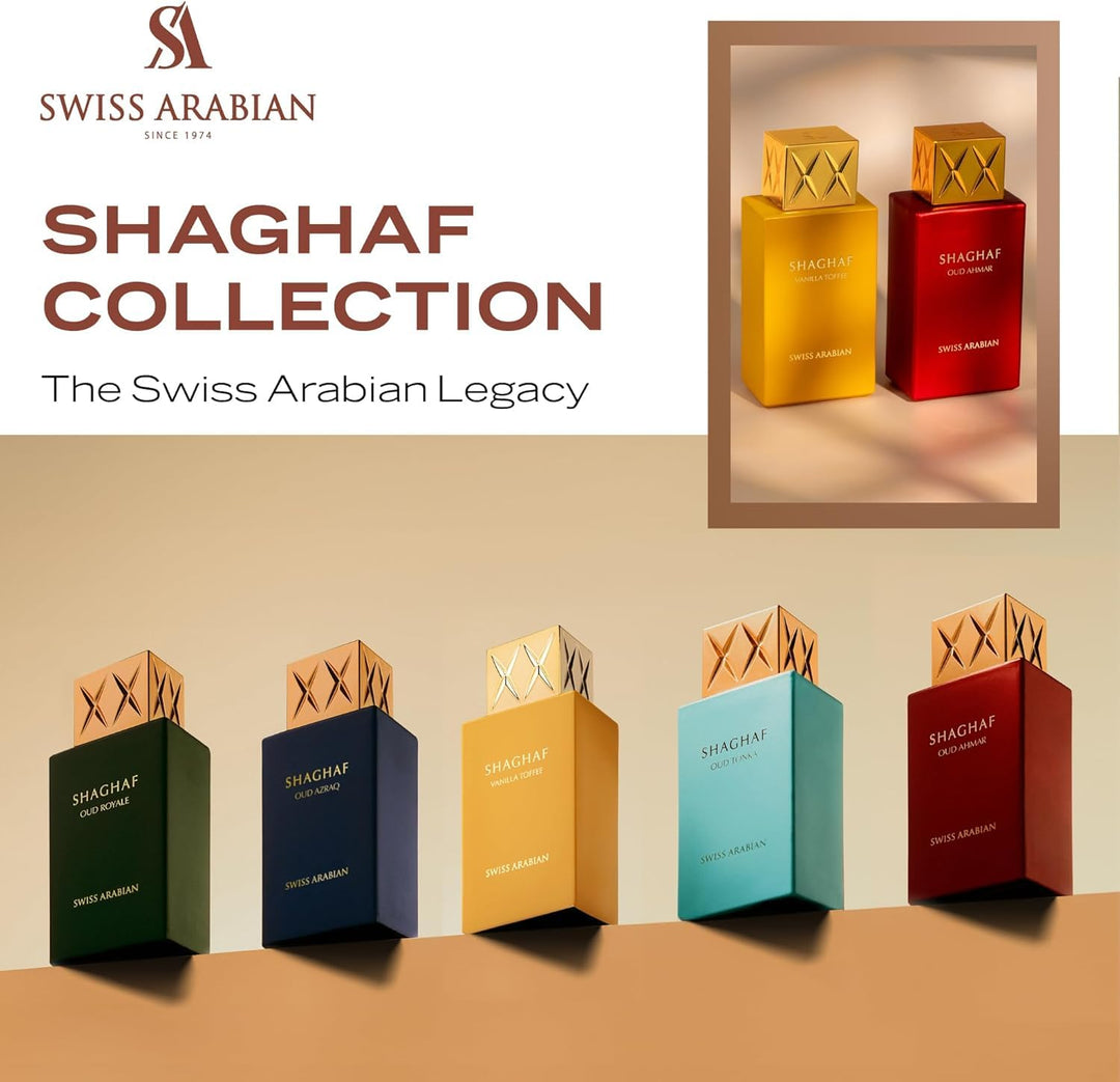 Swiss Arabian Eau de Parfum Shaghaf Oud AHMAR 75ml Limited Edition