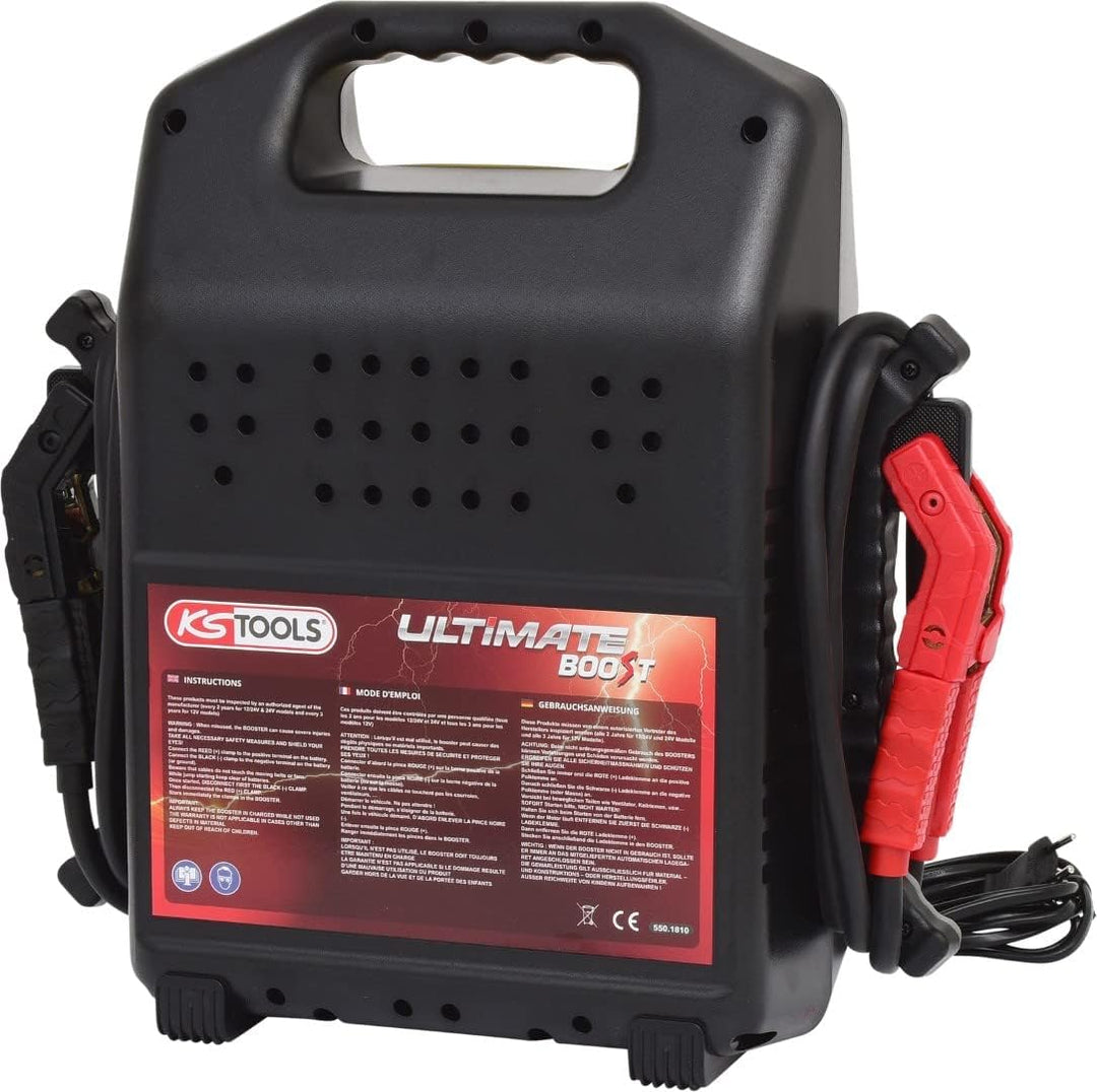 KS Tools 12 V Batterie-Booster, Mobiles Starthilfegerät 850 A