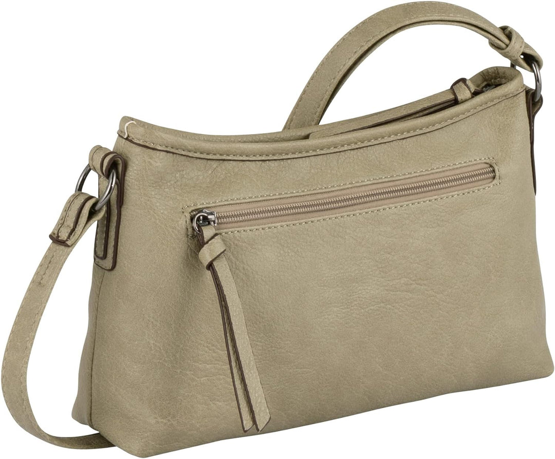 Denim TOM TAILOR bags, EVI, Damen, Umhängetasche 28x8x18 (LxBxH) Sage, 28x8x18 (LxBxH) Sage