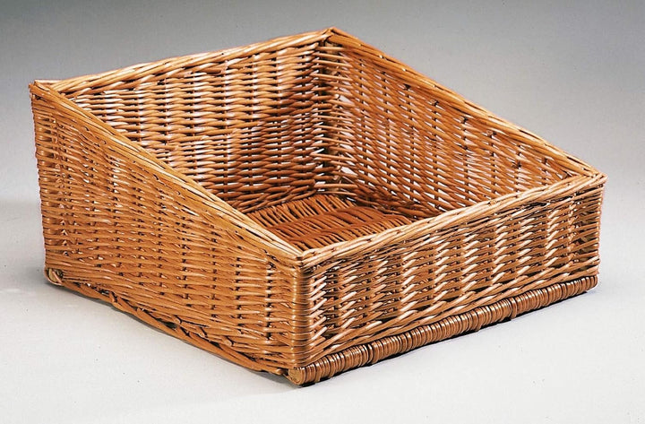 grosser Brotkorb aus Weide, 45x45 cm, Regalkorb, Buffetkorb, Auslagekorb, Lagerkorb