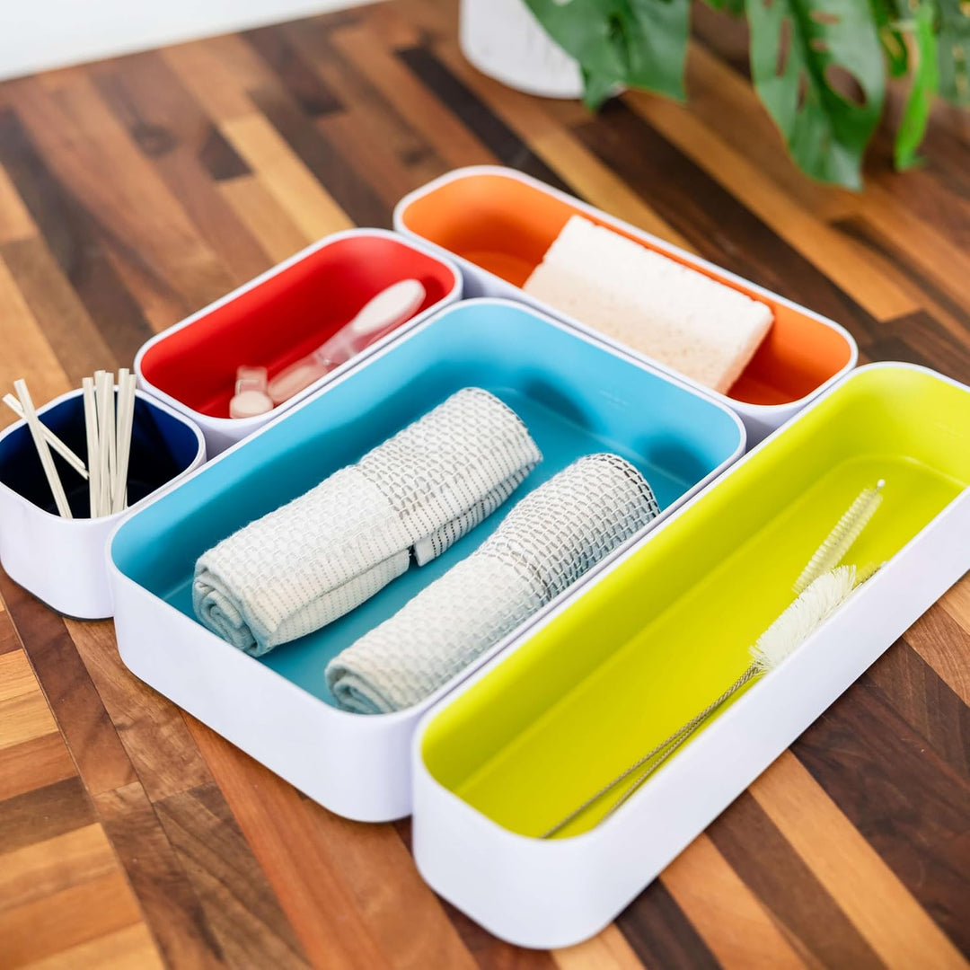 Three By Three Seattle Schubladen-Organizer, 5,1 cm, 5er-Set 5 teile, 5 teile