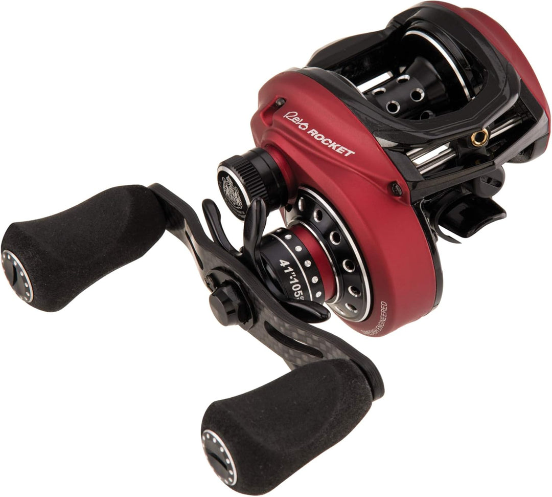 Abu Garcia Revo Rocket Low Profile Baitcast Angelrolle Left Hand, Left Hand