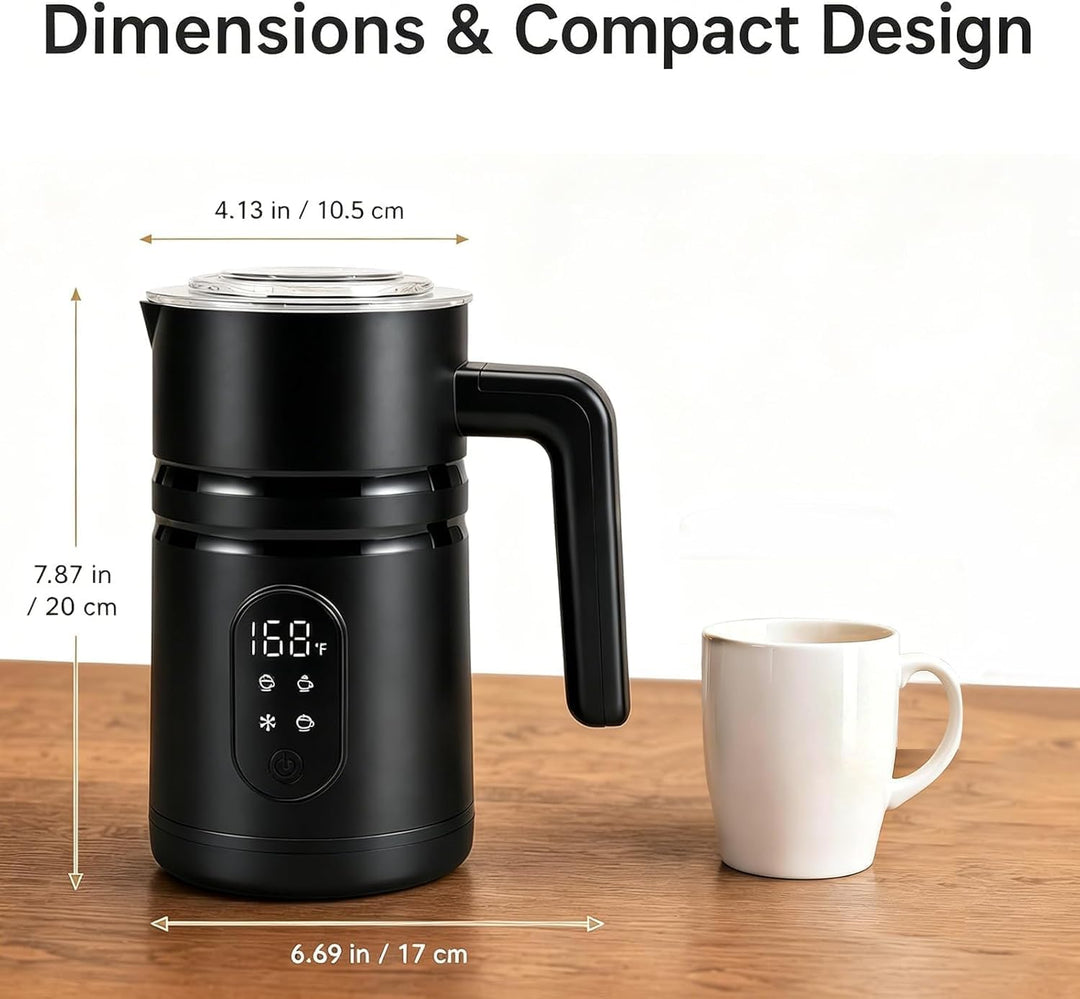 Electric Milk Frother 4-in-1 Milk Frother and Warmer 304-Stainless