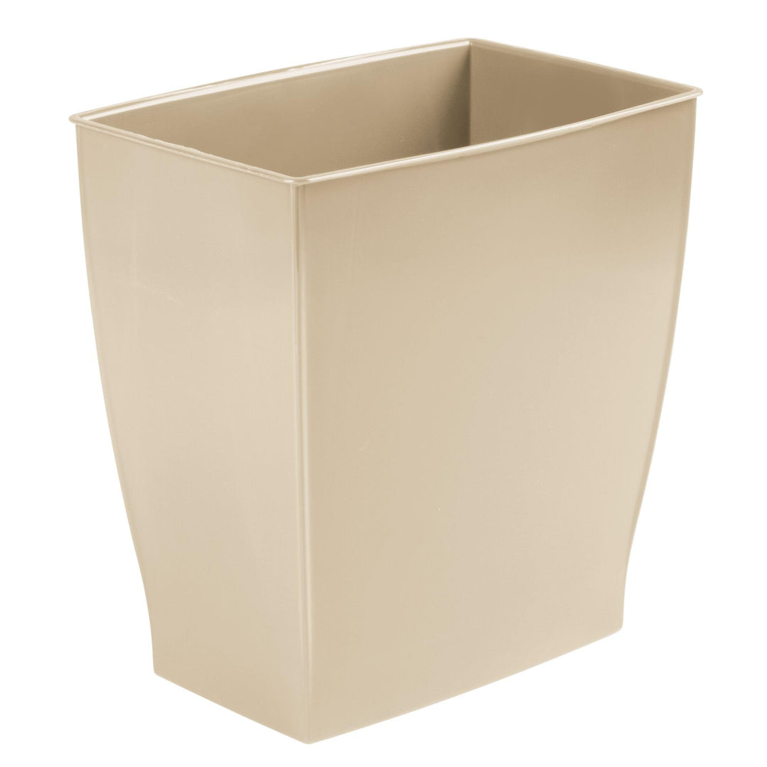 iDesign 64777EU Papierkorb Mono Rechteckiger Abfalleimer Mülleimer, 18,03 x 28,45 x 30,48 cm, taupe,