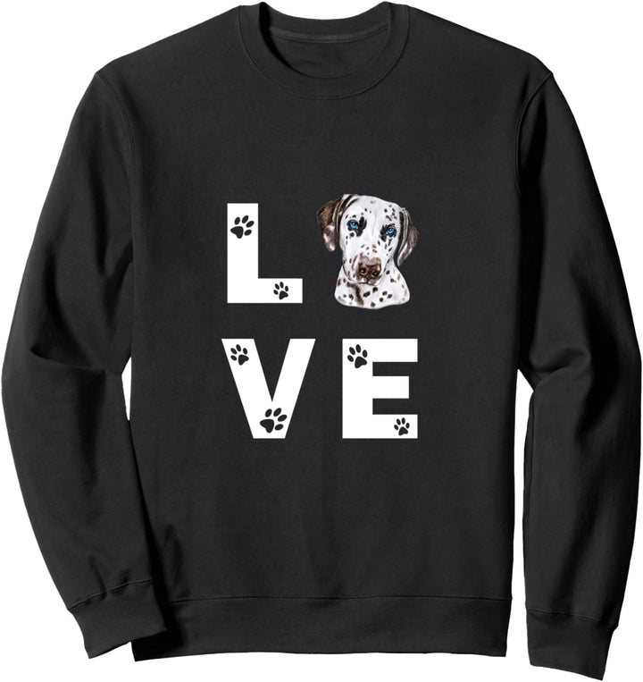DALMATINER Hund Love Hundebesitzer Geschenk Sweatshirt