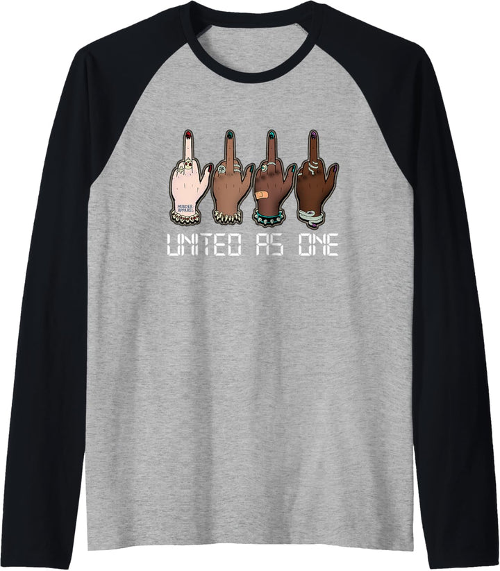 United As One Protest Black Lives Matter Social Justice Raglan