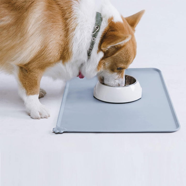 AUDWUD Silikon wasserdicht Hund und Katze Haustier Fütterung Matte,Anti-Rutsch-Tiernapf Matte,Hausti