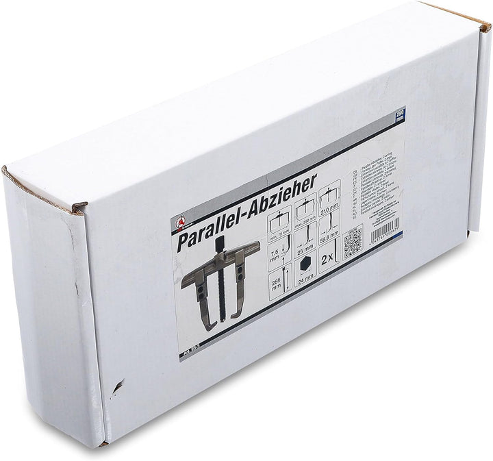 BGS Diy 93-3 | Parallel-Abzieher, 2-armig | 100 - 250 mm 250 x 200 mm Silber/Schwarz, 250 x 200 mm S