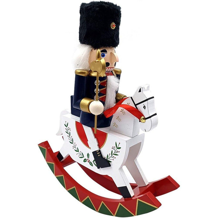 Nussknacker, Holzton, Weihnachtsdekoration, Hölzerne Nussknacker-Figur, Tischdekoration für Wohnzimm