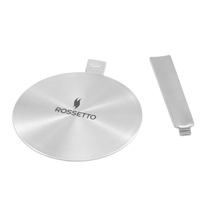 ROSSETTO Induktion Adapterplatte Induktionsadapterplatte mit abnehmbarem Edelstahlgriff Adapter für