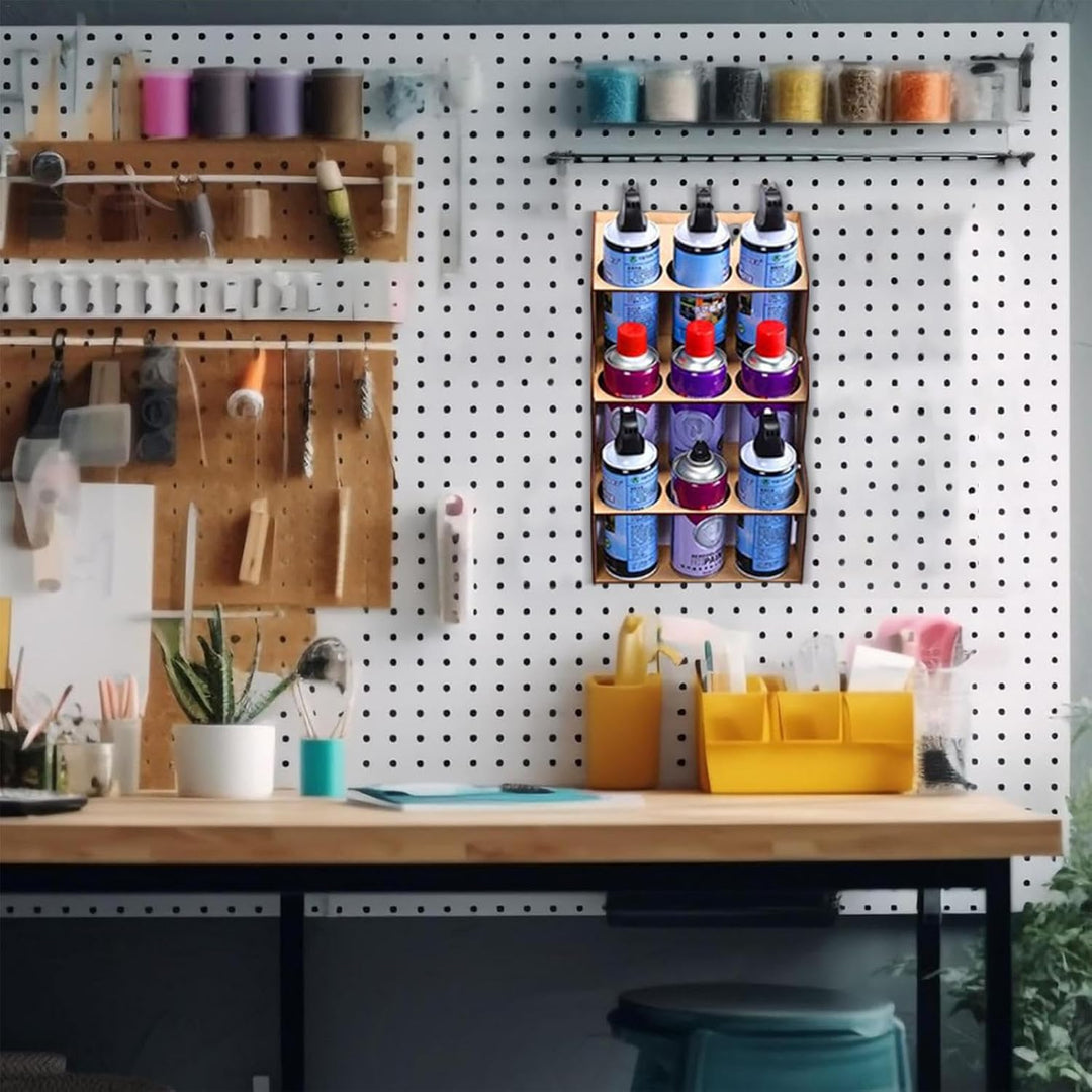 Sprühdosenhalter aus , Sprühdosenhalter zur Wandmontage, Farbflaschen-Organizer mit grossem Fassungs