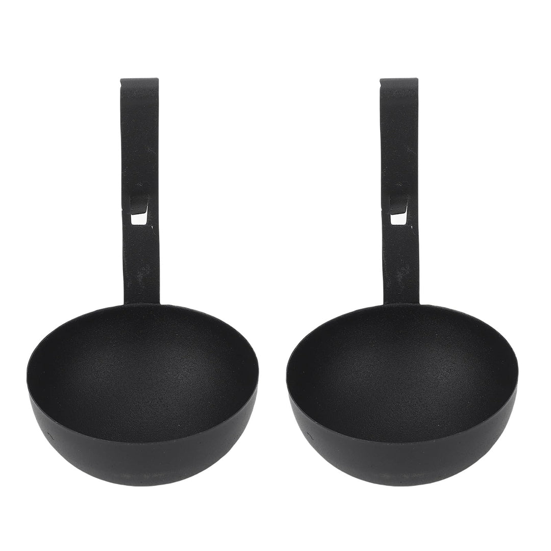 2pcs Eierwilderer Nicht-Stick Leicht zu Reinigen Edelstahl-Eierwilderer, Suppen oder Nudeln, Zeitspa