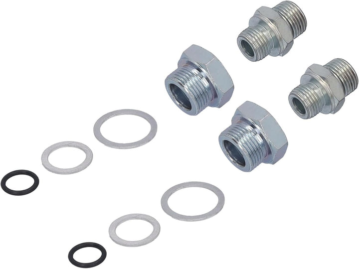SAMETRUCK Handgriff Set Verlängerung Kupplungskopf Griff Druckluft M16x1,5 &amp; M22x1,5 Rund