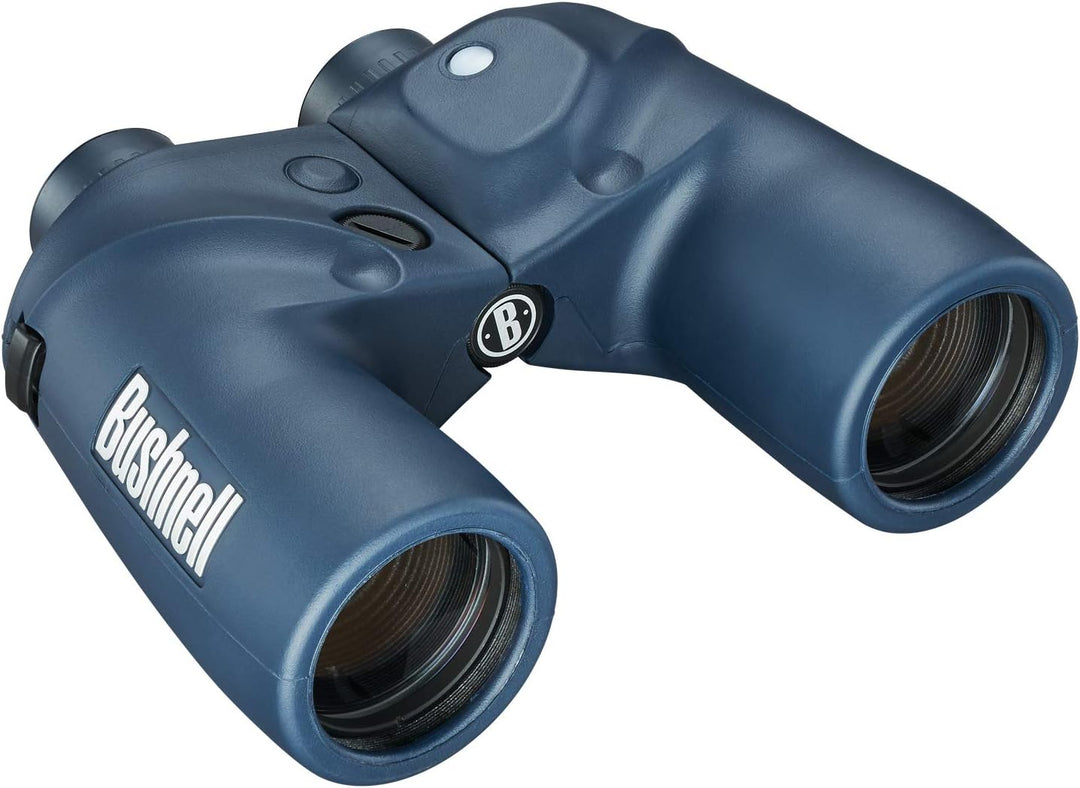 Bushnell Fernglas 7x50 Marine wasserdicht, robust, perfekt für Segeln, Bootsfahrten, MIT Kompass, 13