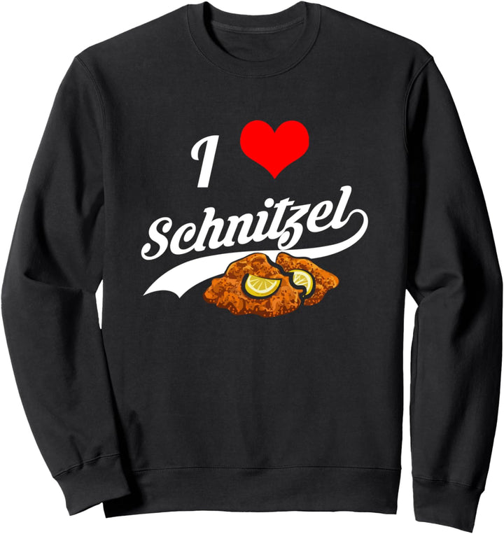 I Love Schnitzel Schnitzelfreunde Lustiger Spruch Sweatshirt