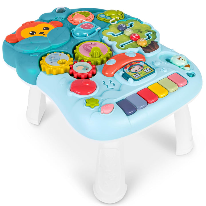Ricokids Lauflernwagen Spieltisch für Kinder ab 18 Monaten - 5in1 - Laufwagen Laufhilfe - Klavier Mu