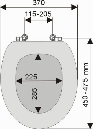 Polsi Soft WC Sitz gepolstert Farbe weiss mit Absenkautomatik