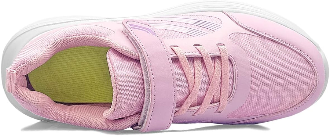 Mädchen Turnschuhe Sparkle Scales Sneaker Kinderschuhe mit Klettverschluss(28-38 EU) 28 EU Pink Mesh