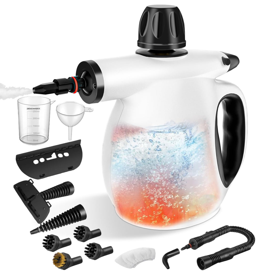 Handdampfreiniger, Dampfreiniger, Reinigungsdampfer (B) Weiss, Weiss