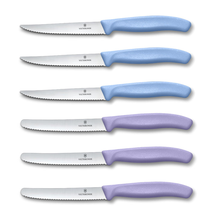 Victorinox Swiss Classic Frühstücksmesser &amp; Steakmesser Set, 6-teilig