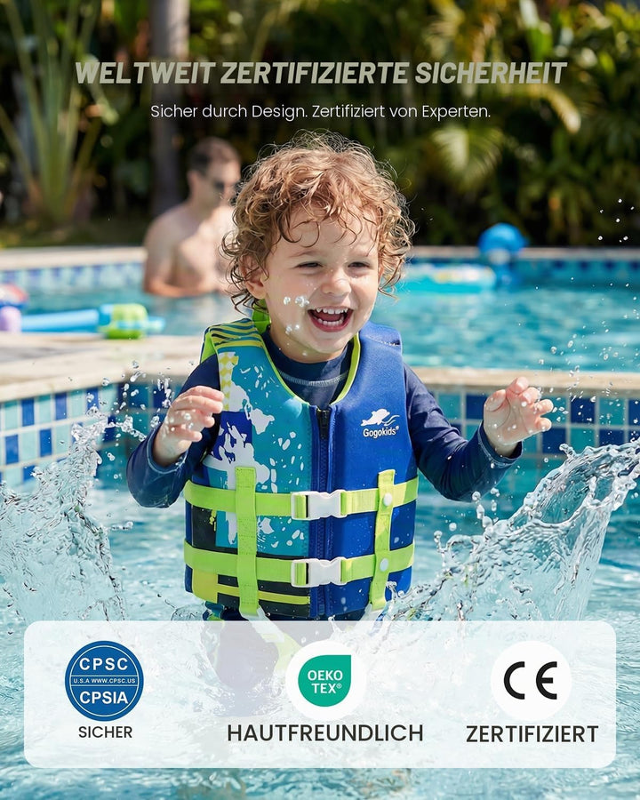 Gogokids Kinder Schwimmweste Float Jacket – Kleinkind Badeanzug Assist Bademode Schwimmtraining Auft