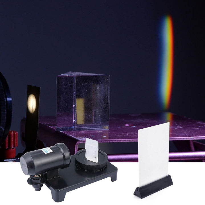 Glas Triple Prisma Dreiecksprisma Optischer Demonstrator Lehrinstrument Für Physikalische Optik Um L