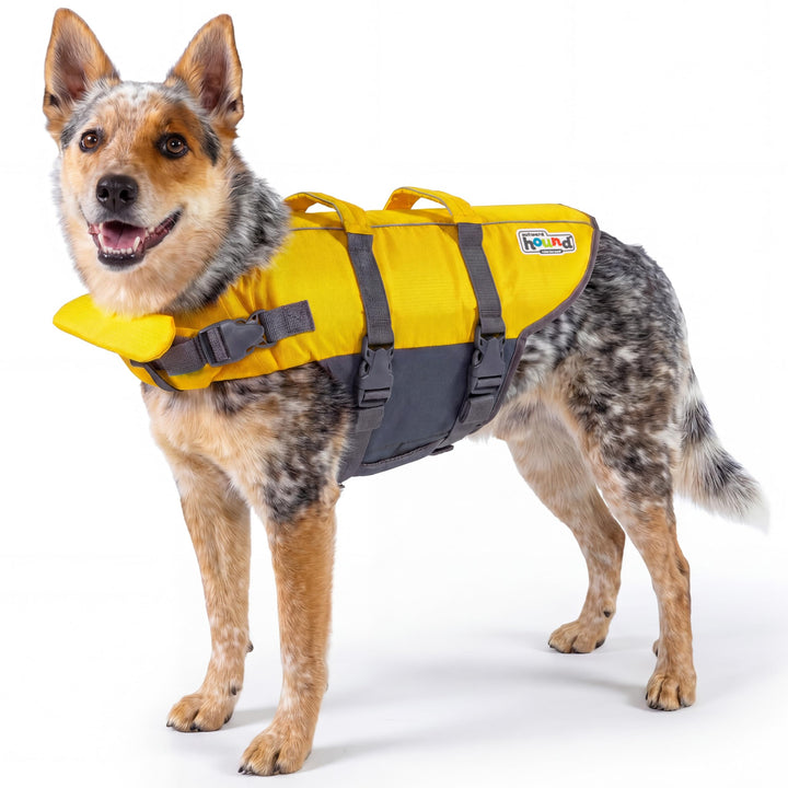Outward Hound Granby Splash Yellow Hundeschwimmweste, Grösse M gelb Medium, gelb Medium (Chest Girth