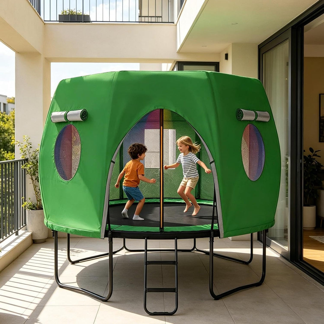 Trampolinzelt, schützend, atmungsaktiv und wasserdicht grün 8FT-6, grün 8FT-6