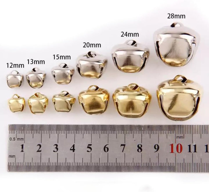 50 Stück Kleine Glöckchen Zum Basteln,DIY-Glocken Mini-Glöckchen Basteln Rostschutz Metallglöckchen