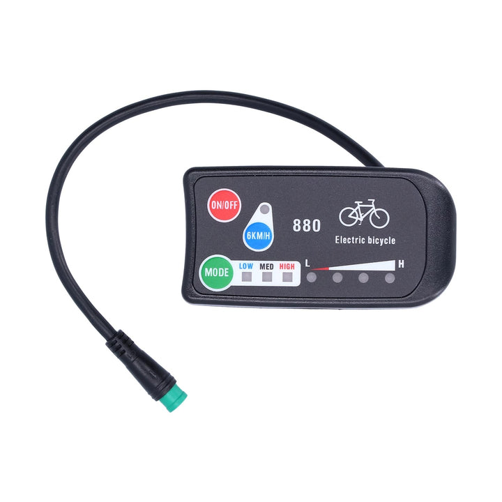 Display, Elektrofahrrad für KT-LED880-Display 36-V-48-V-Display-Messgerät Zubehör