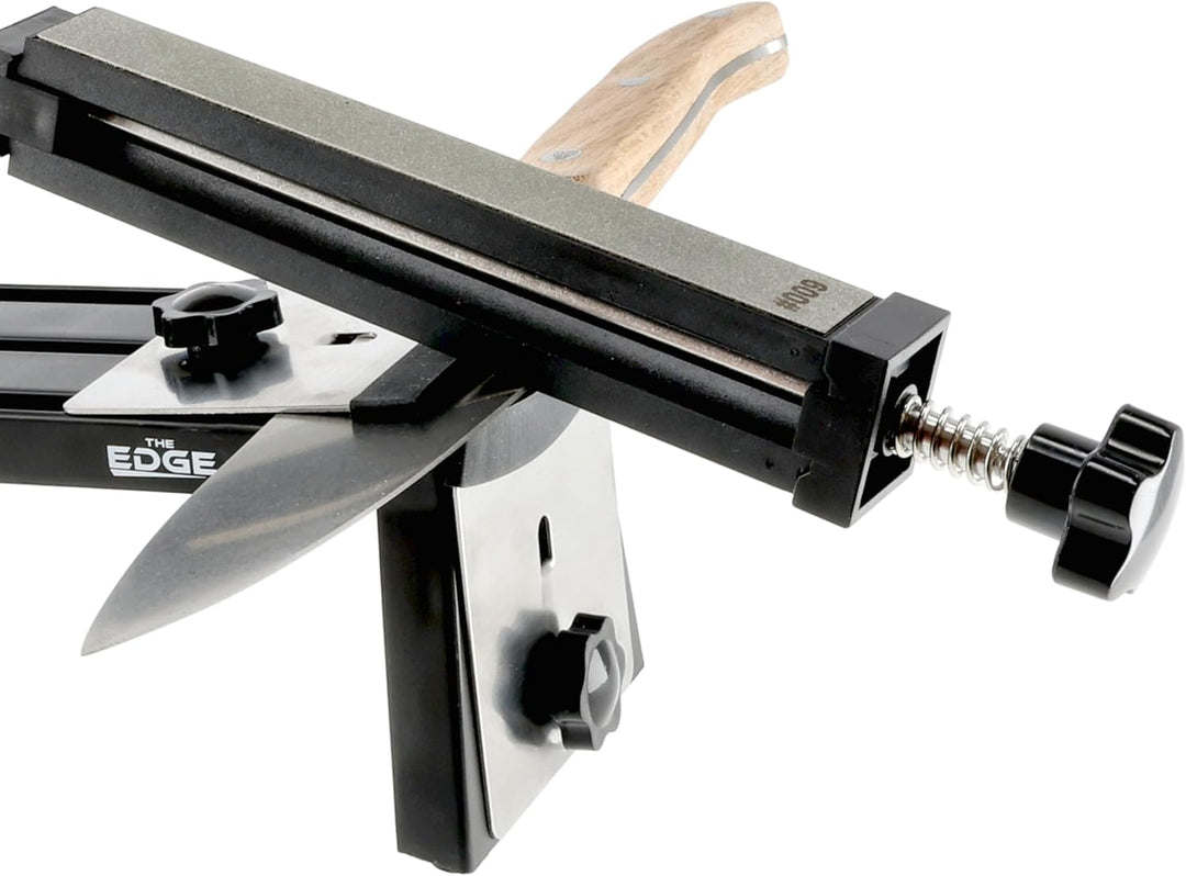 EDGE proSHARP 10-30° Profi Diamant-Messerschärfer - Einstellbare Schärfwinkel, Robuste Saugbasis, Pe