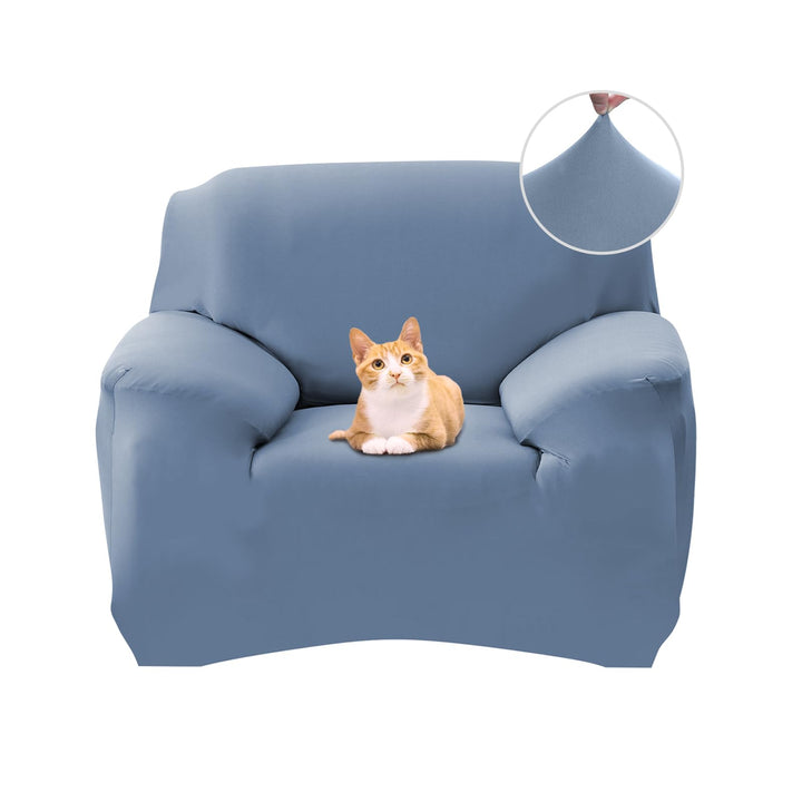 Jaotto Sofabezug 1 Sitzer Elastischer Stretch Spandex Sofa Überwürfe Sofahusse Antirutsch Waschbar S