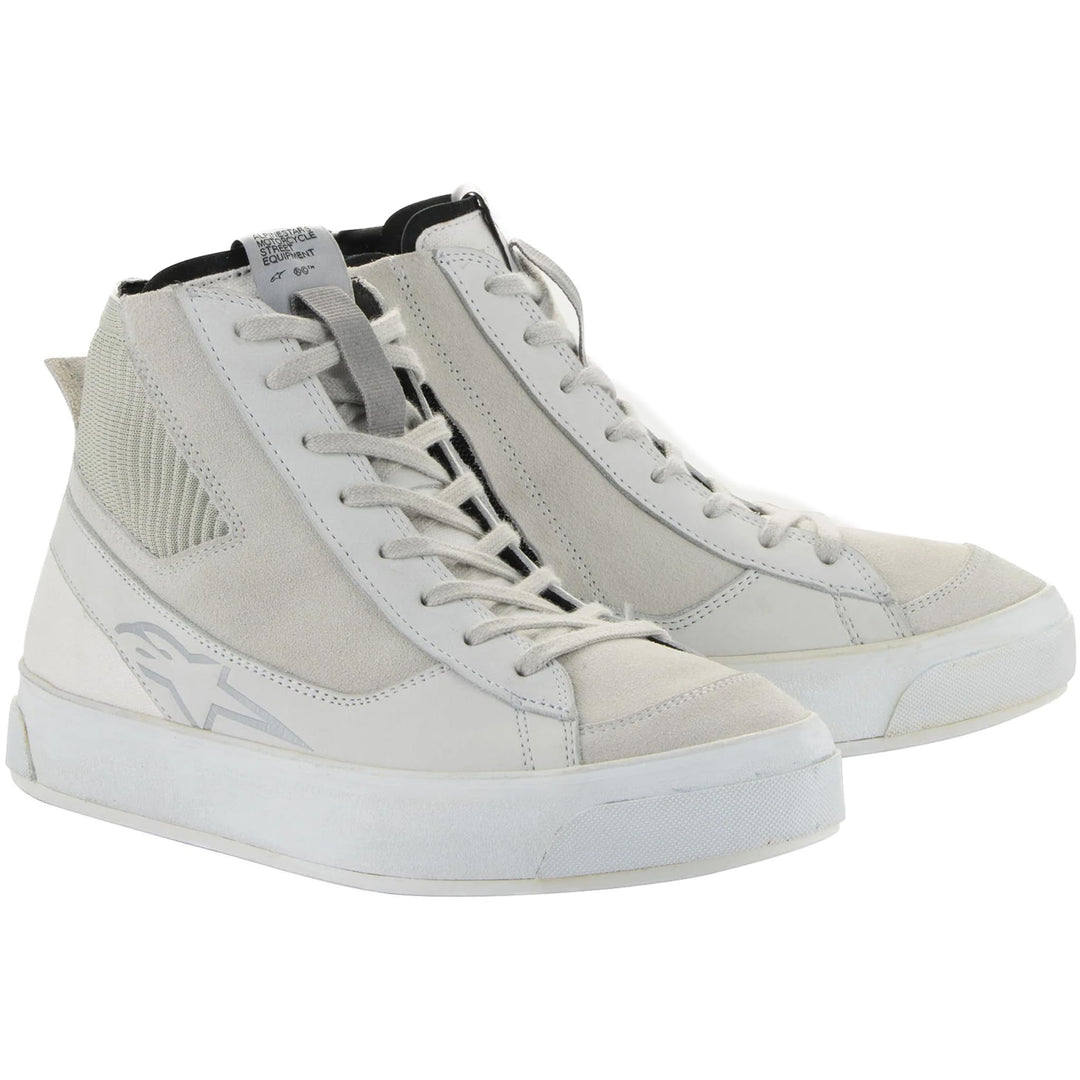 Alpinestars Stella Stated Podium Damen Motorradschuhe Weiss Grau 38 EU, White Cool Gray 38 EU