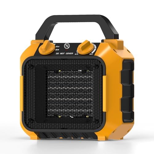 SIAL Energiesparender Heizlüfter 1000W, 42 dB, Raumheizung, PTC Thermostat PC1, PC1