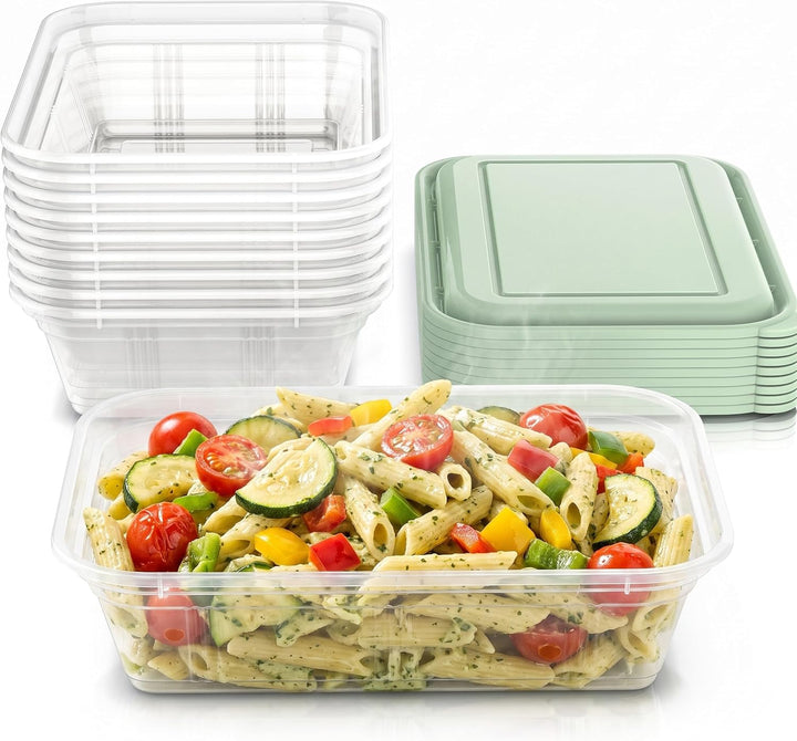 Arendo – Meal Prep Box – 10er Set – 950 ml – Vorratsdosen – Wiederverwendbar – spülmaschinengeeignet