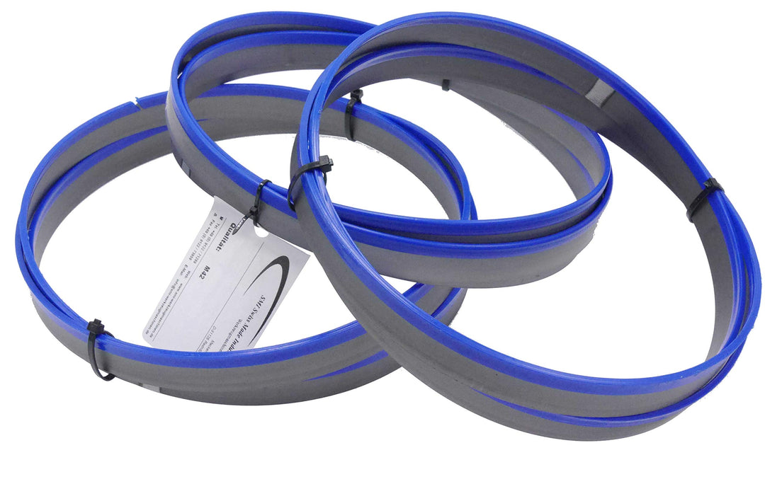 SMI 3er SET Bandsägeblatt Bi-Metall M42 Abmessung 2480 x 27 x 0,90 mm 10/14 ZpZ z.B. für Optimum, Ep