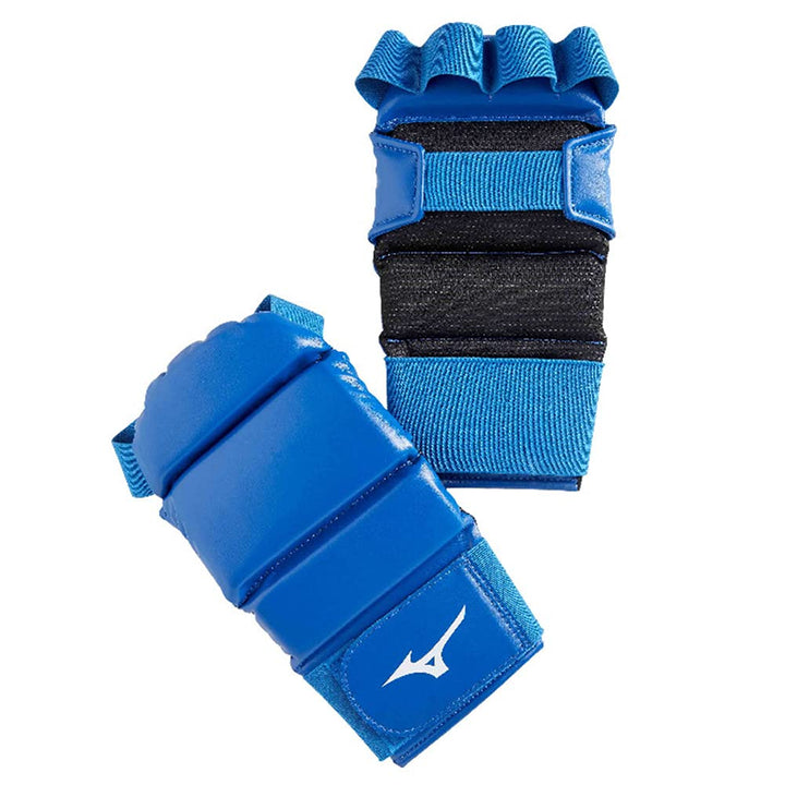 Mizuno guanti Grappling Jujitsu, MMA, blu o Rossi (Large, Blu)