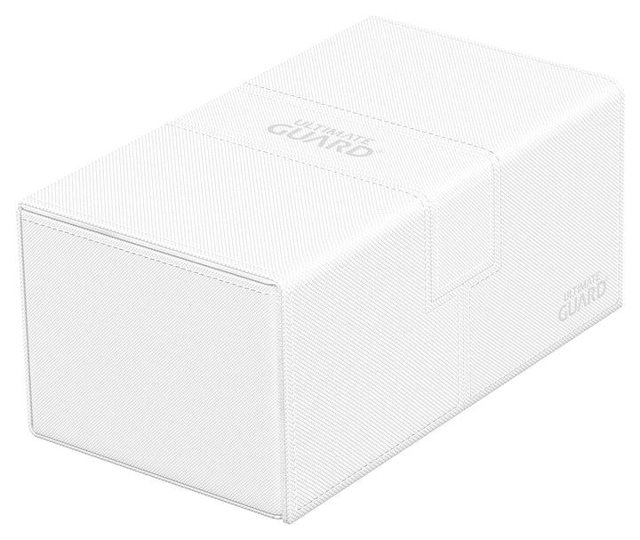 Ultimate Guard Twin Flip`n`Tray 200+ XenoSkin Monocolor Weiss, Wei&amp;