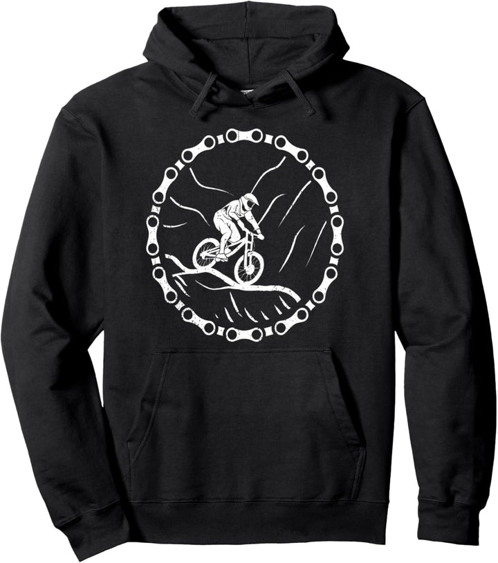 MTB Fahrrad Mountainbike Berge Geschenk Pullover Hoodie