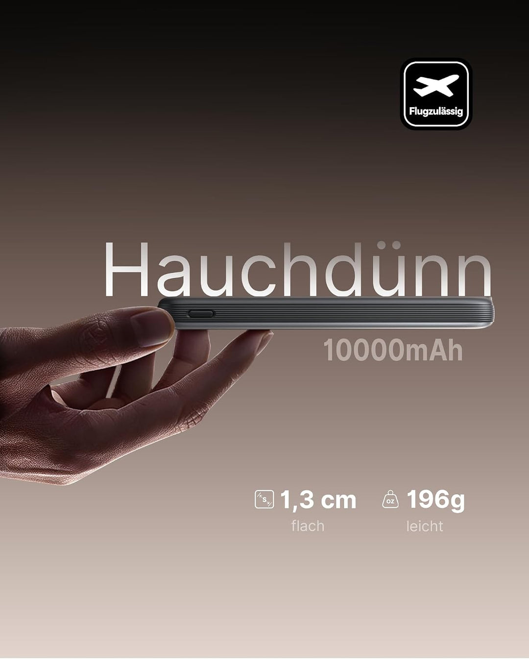 INIU für MagSafe Qi2 25W Powerbank, Ultradünn 10000mAh Externe Handyakku
