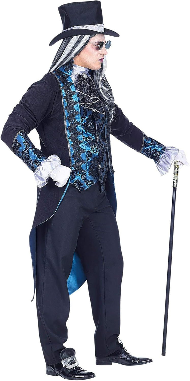 WIDMANN 08093 COSTUME VAMPIRO VITTORIANO BLU L 