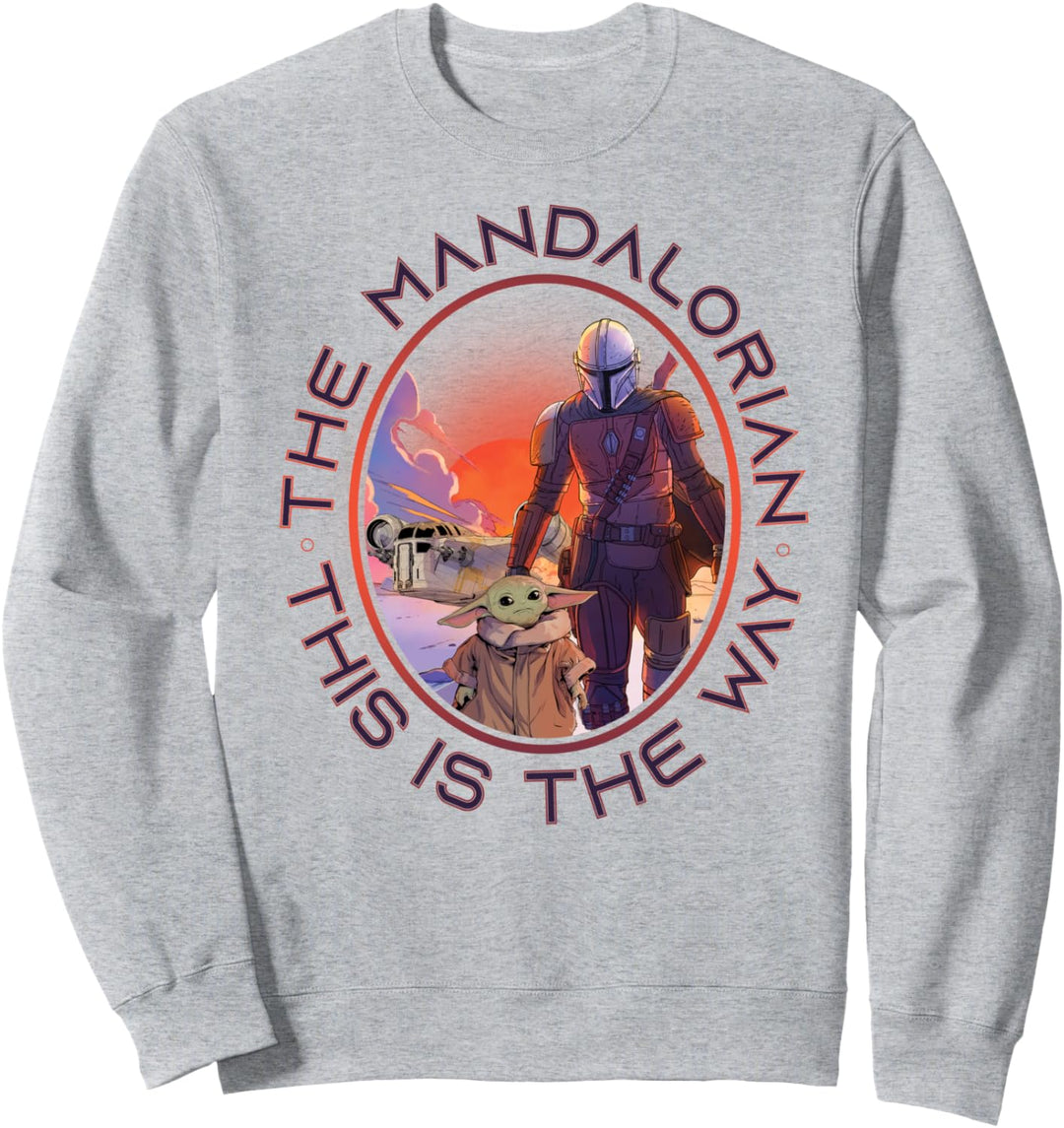 Star Wars Mandalorian The Child &amp; Mando Cameo Sweatshirt