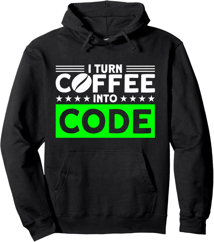 Lustige Informatiker Kaffee In Quelltext Programmierer Pullover Hoodie