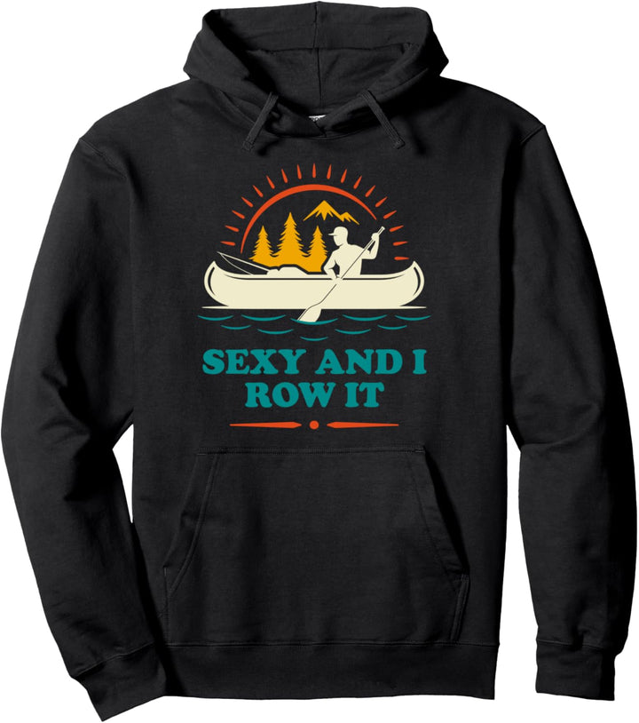 Lustiges Kajakfahren und Kanufahren Pullover Hoodie