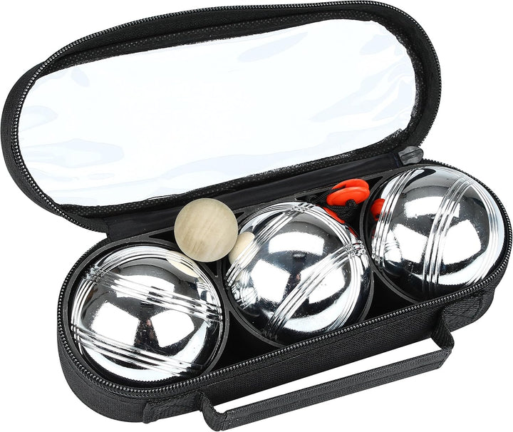 SCHREUDERS SPORT Get &amp; Go Jeu De Boules Satz Iii III-3 Einheitsgrösse Chrom/Black, Einheitsgrösse Ch
