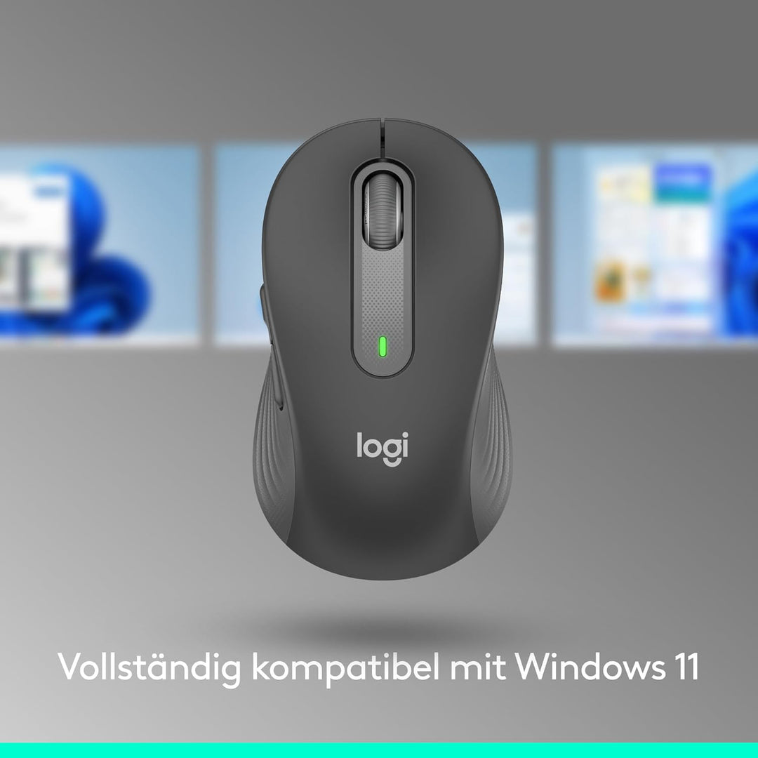 Logitech Signature M650 Kabellose Maus - für kleine bis mittelgrosse Hände, 2-Jahres-Batterie, Leise