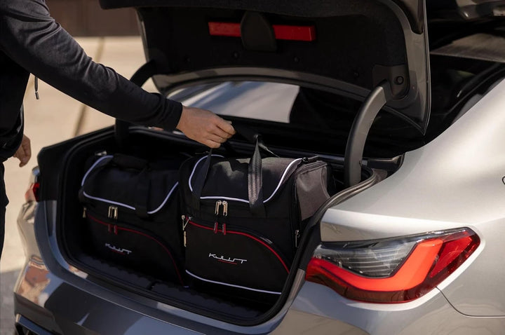KJUST DEDIZIERTE KOFFERRAUMTASCHEN 4 STK KOMPATIBEL MIT Audi A5 Cabrio B9 2017